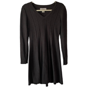 J Howard Gray Long Sleeve Dress    Sz‎ S